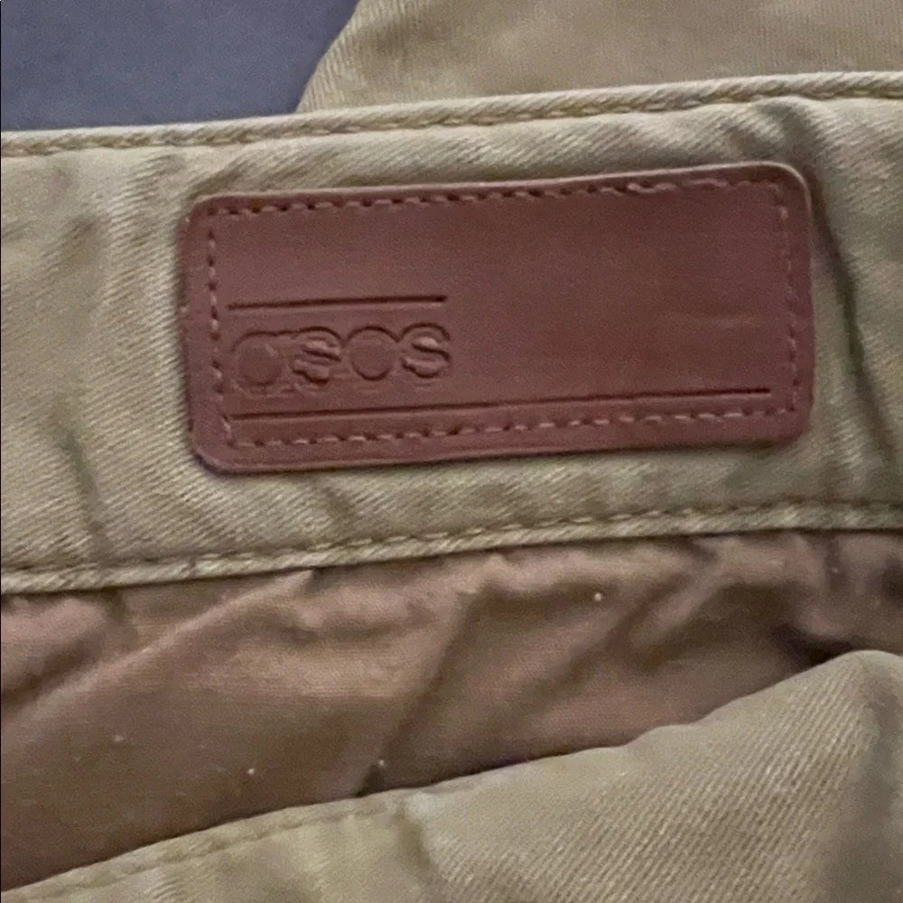 ASOS Khaki Chino Pants 32x32